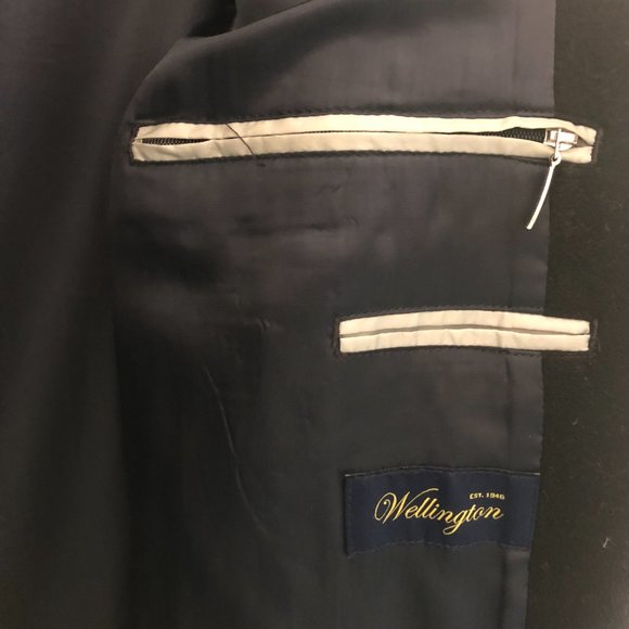 Wellington Executive Overcoat - Black - Picture 9 of 9